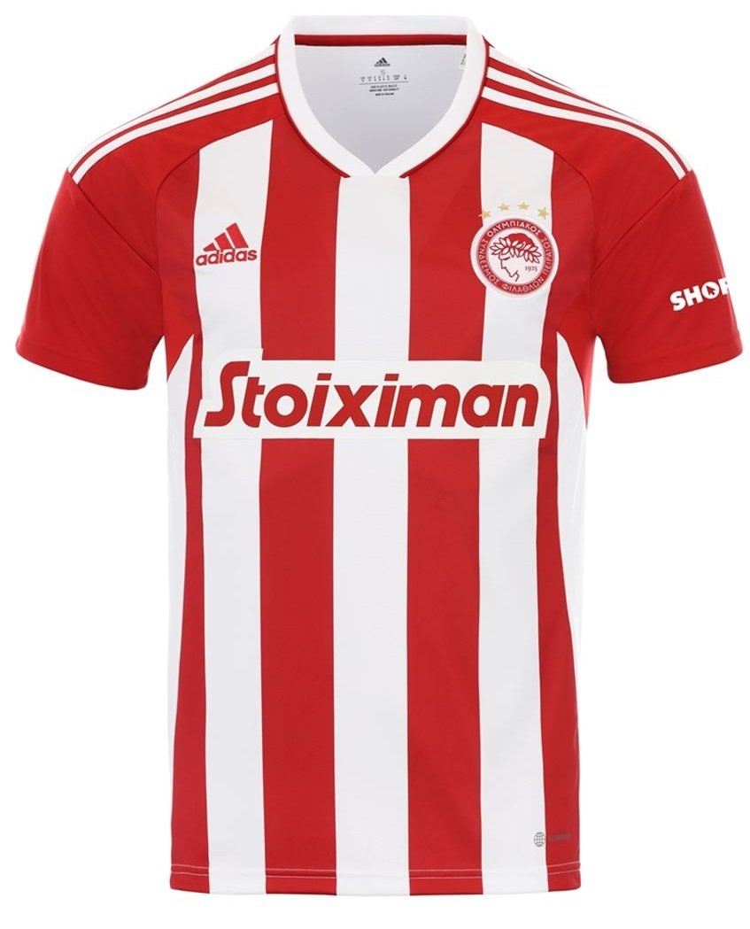 Camisa I Olympiacos 2022 2023 Adidas oficial 